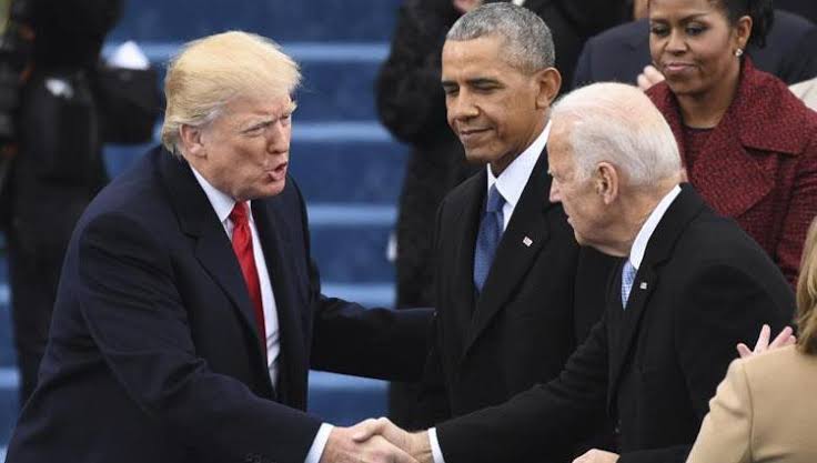 ترامب وجو بايدن وأوباما